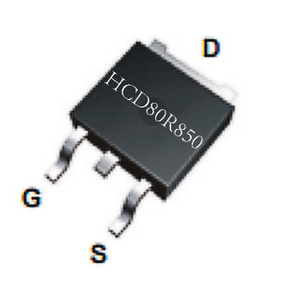 MOSFET à super jonction canal N 800 V HCD80R850 D-PAK