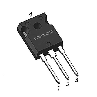 MOSFET de puissance haute tension canal N 650 V, 20 A, 0,18 Ω LSB65R180GT