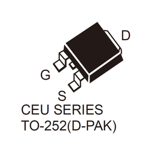 CEU6040SL Transistor à effet de champ en mode d'amélioration du canal N Mosfet
