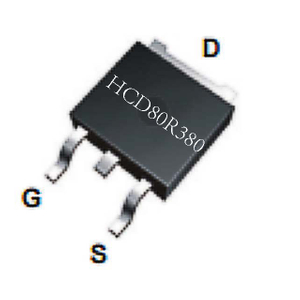 MOSFET à super jonction canal N 800 V HCD80R380 D-PAK