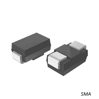 Redresseur à barrière Schottky à montage en surface Tension inverse - 20 à 200 V Courant direct - 2,0 A SS26 SMA DO-214AC