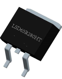 MOSFET de puissance Lonten canal N 650 V, 15 A, 0,28 Ω LSD65R280HT