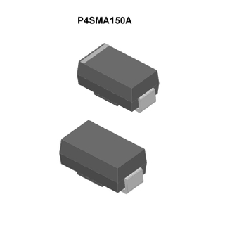 Diodes suppresseurs de tension transitoire à montage en surface 400 W, SMA, P4SMA150A