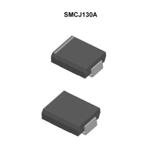 Diodes suppresseurs de tension transitoire à montage en surface Uni 1 500 W, SMC, SMCJ130A