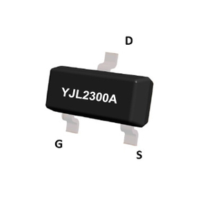 Transistor à effet de champ en mode d'amélioration du canal N, VDSS : 20 V, ID : 4,5 A, PD : 1 W, caractéristiques, applications, SOT-23, YJL2300A