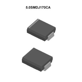 Diodes suppresseurs de tension transitoire à montage en surface 5 000 W, SMC, 5.0SMDJ170CA