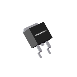 MOSFET de puissance en mode d'amélioration canal N 200 V, VDS : 200 V, ID : 50 A, VGS : 3 V, caractéristiques, applications, TO-263, WMM340N20HG2