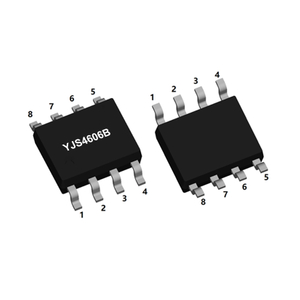 MOSFET complémentaire canal N et canal P, VDSS : 30/-30 V, ID : 7/-5 A, PD : 2/2 W, caractéristiques, applications, SOP-8, YJS4606B.