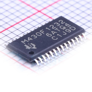 MCU 8 MHz avec 8 Ko de mémoire flash, 256 Go de SRAM, minuterie, ADC 10 bits et SPI/UART, TSSOP-28, MSP430F1232IPWR