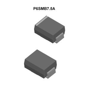 Suppresseurs de tension transitoire à montage en surface 600 W, SMB, P6SMB7.5A