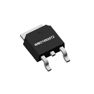 MOSFET de puissance en mode d'amélioration canal N 200 V, VDS : 200 V, ID : 18 A, VGS : 2 V, caractéristiques, applications, TO-252, WMO18N20T2