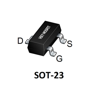 Aperçu du paquet IRLML9303TR SOT-23 - mosfet de puissance HEXFET 30 V